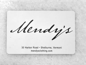 Mendy's Gift Card