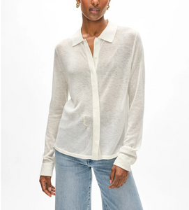 Superfine Cashmere Button Down